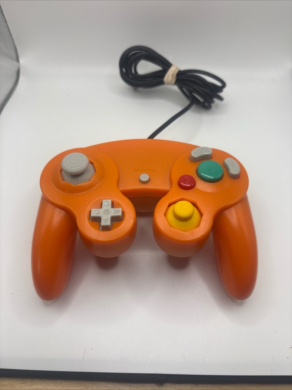 Video Game Controller Orange For GameCube And Wii, Wired. Replacement Control